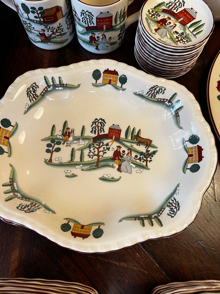 mason’s ironside - Σερβίτσιο δείπνου (45) - Country Lane - Creamware #3.2