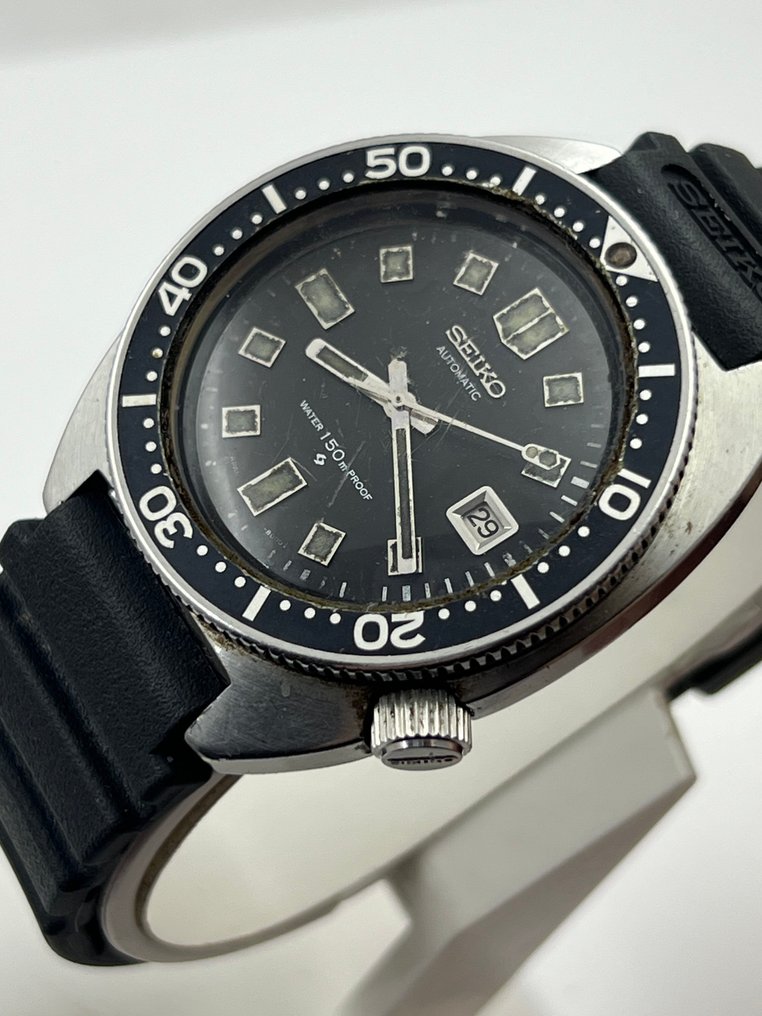 Seiko - 6105 Diver 150m. 'Slim Willard' - 6105-8000 - Herre - 1960-1969  #1.0