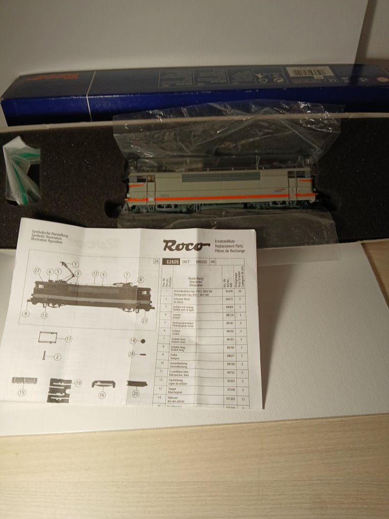 Roco H0 - 62517 - Locomotivă machetă tren (1) - BB 9200 înmatriculare 9250 - SNCF #2.1