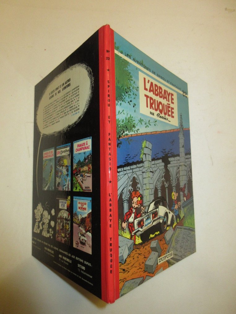 Spirou et Fantasio T22 - L'Abbaye Truquée - C - 1 Album - 第一版 - 1972 #3.2