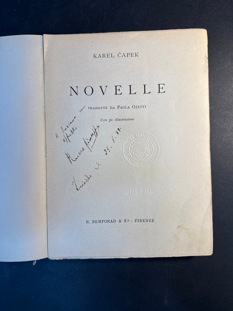 Karel Čapek - Novelle - 1938 #1.0