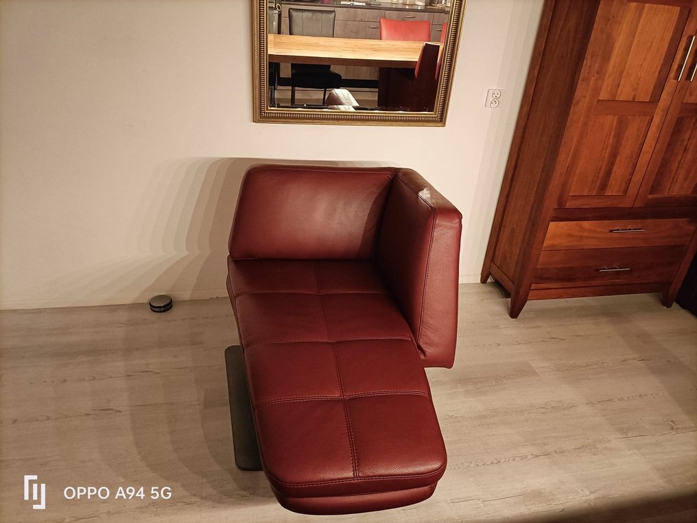 Montel - Πολυθρόνα - Thomas.B - Δέρμα, Χάλυβας - Montèl Design Draaifauteu #2.1