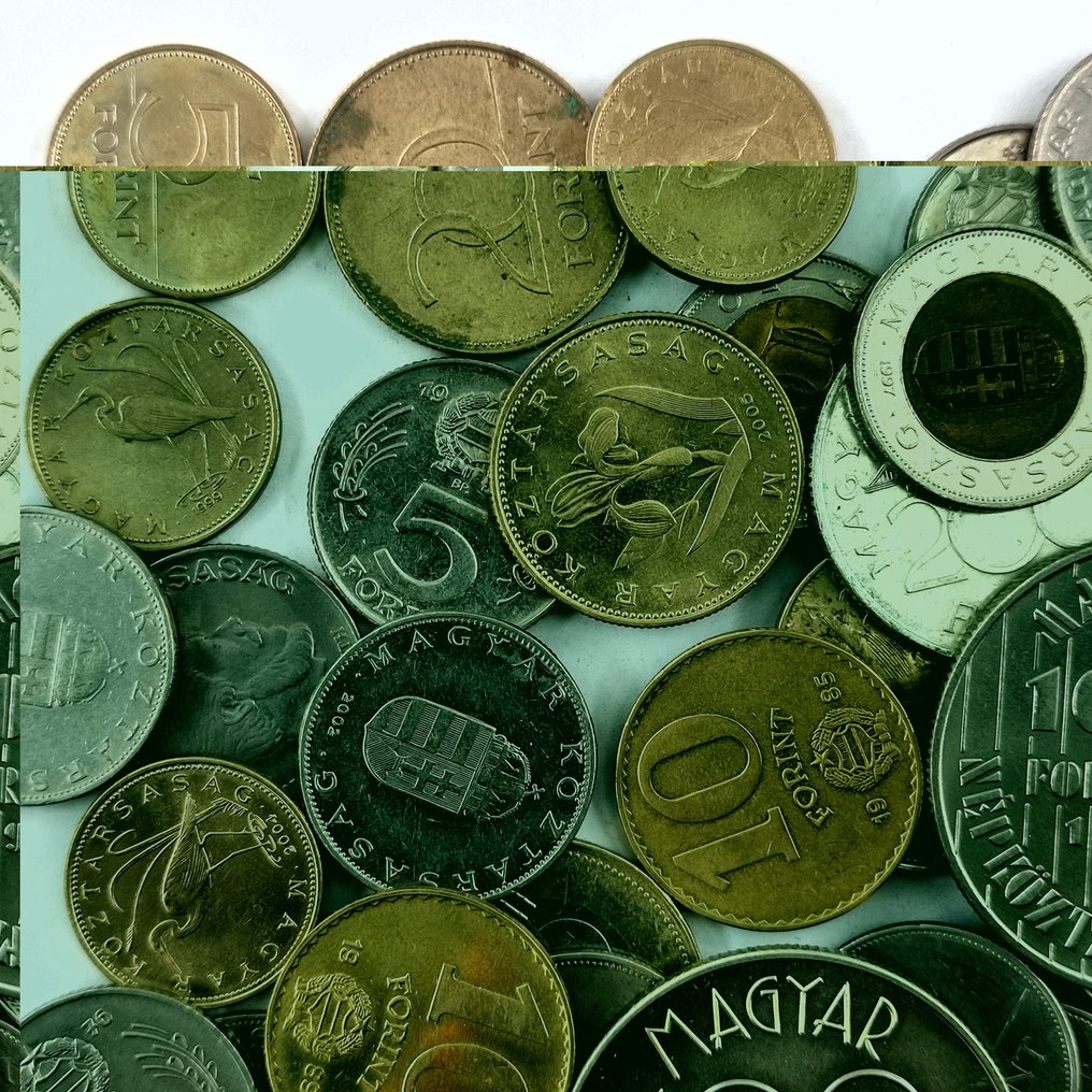 Ungheria. Lot with 95 Coins (mixed lot, several dates, good for sellers)  (Senza prezzo di riserva) #4.3