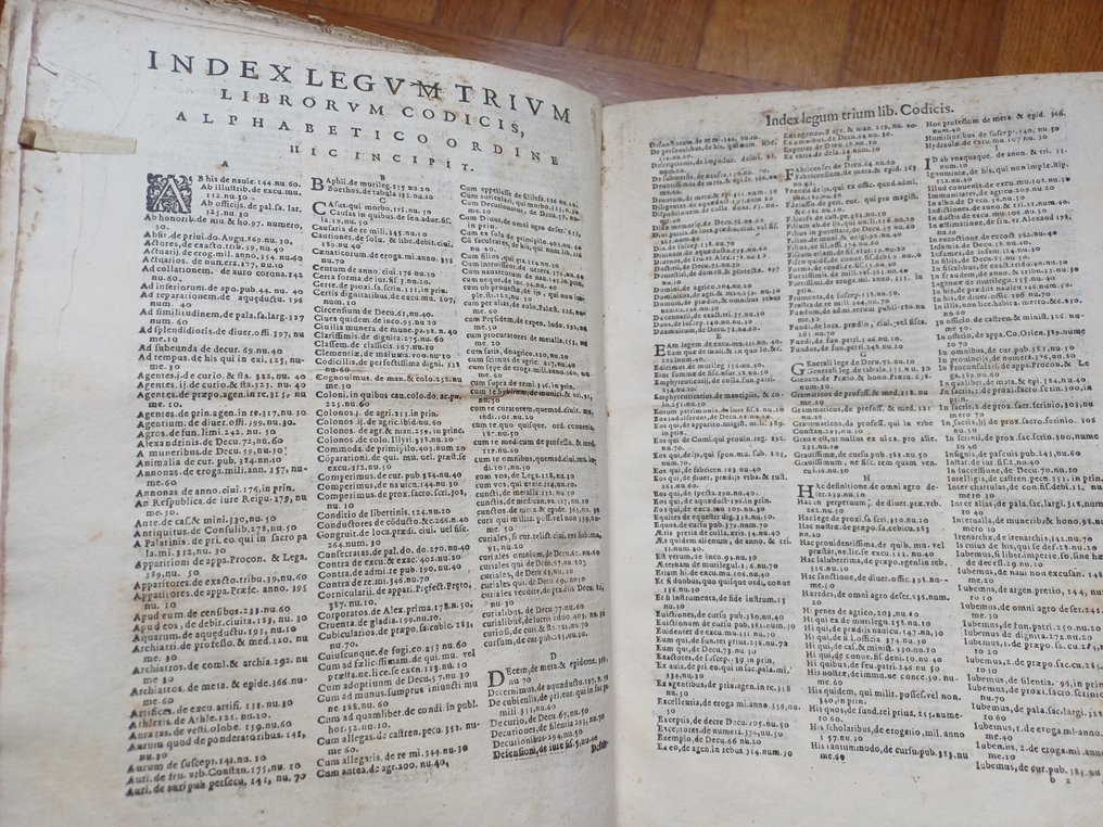 Andrea Alciati, Andrea Conti, Andrea de Baruolo, Enimundo Bonefidio, Dionysio Gothofredo - Volumen legum, Institutionum seu primorium iuresprudentiaee - 1606 #4.3