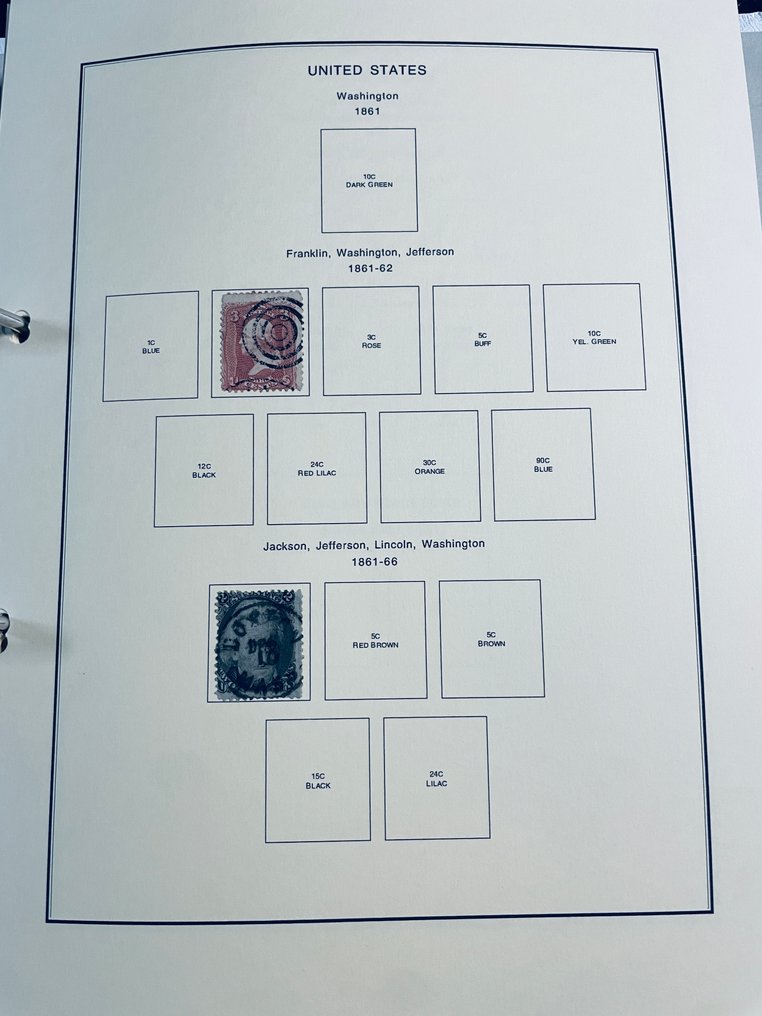Förenta staterna  - Samling USA i 2 mapper. #3.2