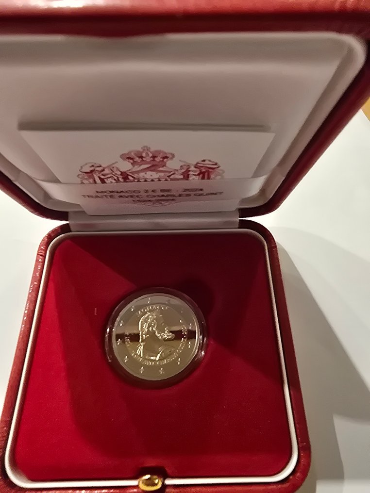 Monaco. 2 Euro 2024 "500 Ans du Traité de Burgos - Charles Quint" Proof (Zonder minimumprijs) #2.1