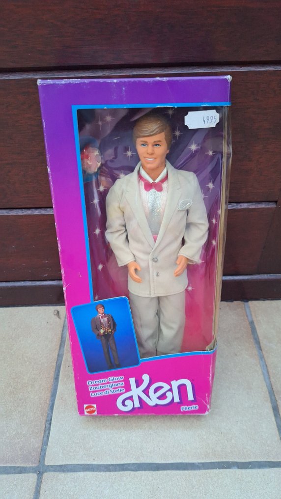 Mattel  - 芭比娃娃 Dream Glow Ken Fèerie - 1980-1990 - 台湾 #1.0