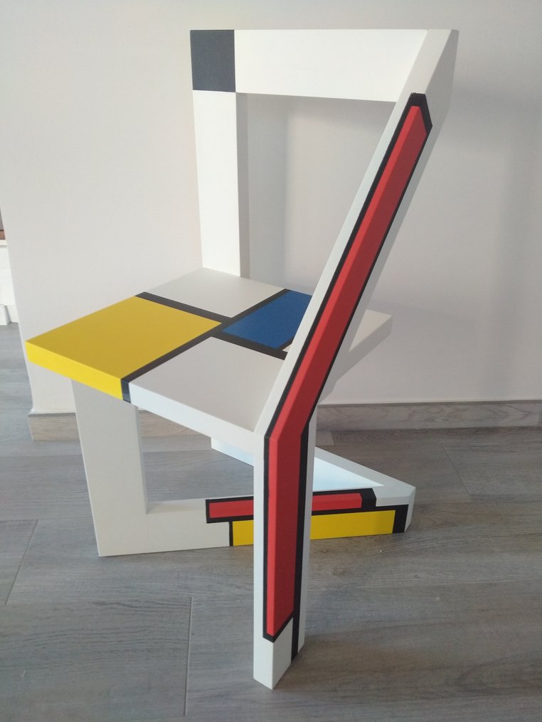 Labriola Domenico - Stol - Bøg - Sedia Asimmetrica Bauhaus #3.2