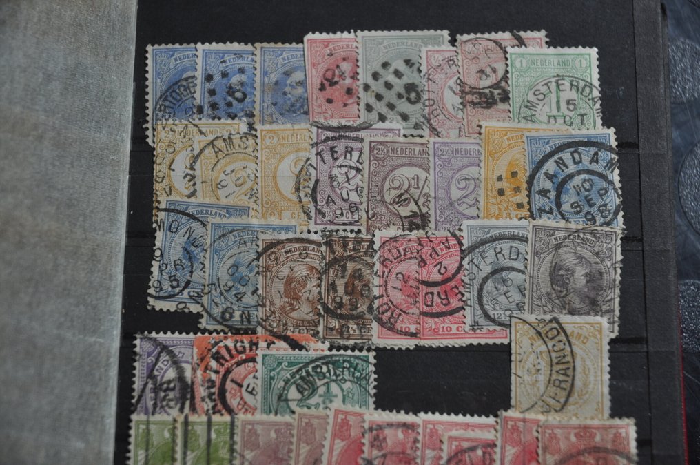 Olanda - Colecție de la clasic în diverse albume și cărți poștale, incluzând, printre altele, cantități și #2.1