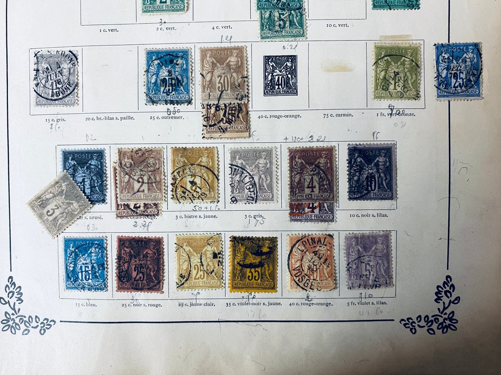 Frankrijk - Collectie Frankrijk op Oude Albumbladen #4.3