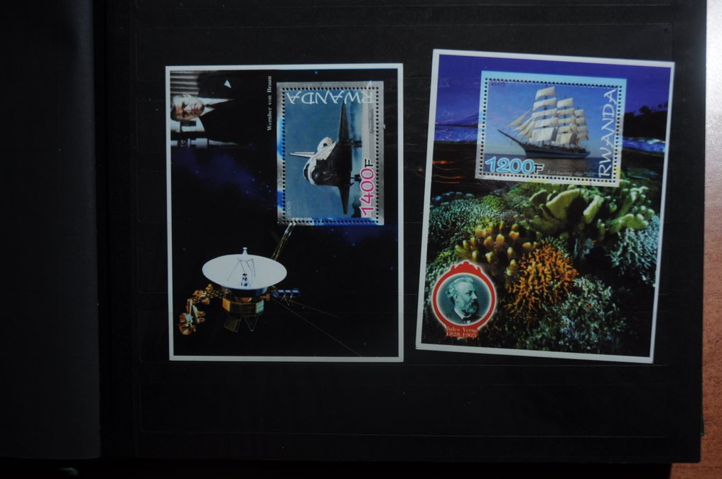 Rwanda - Post-1950 collection of blocks and sheets from 2005 to 2012 in a stockbook. #3.2