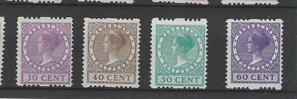 Netherlands 1925 - Double-sided Roltanding without watermark - R1/18 #2.1
