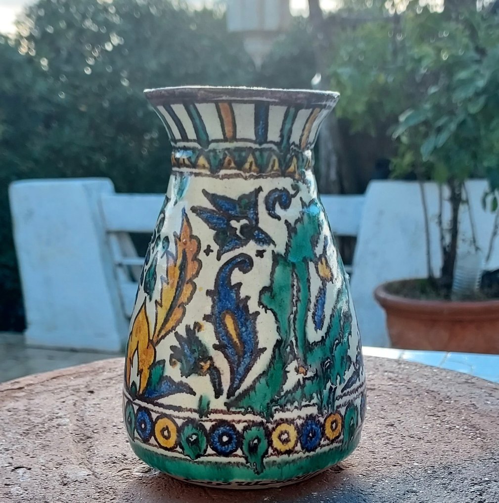 Chemla Nabeul maljakko - Kivitavara - Chemla - Tunisia - 1900-luvun alkupuoli #1.0