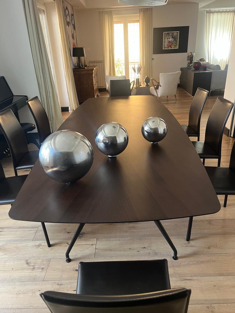 Rimadesio - Dining table - Manta - Thermally treated oak - Manta Table by Rimadesio #2.1