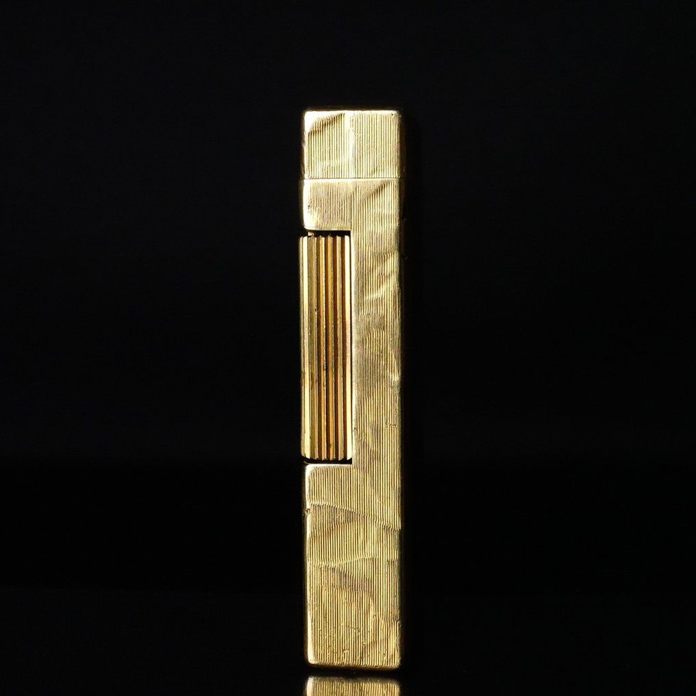 Dunhill - Silk Moire Pattern Rollagas Lighter - Senza prezzo di riserva - Accendino - Placcato oro #2.1