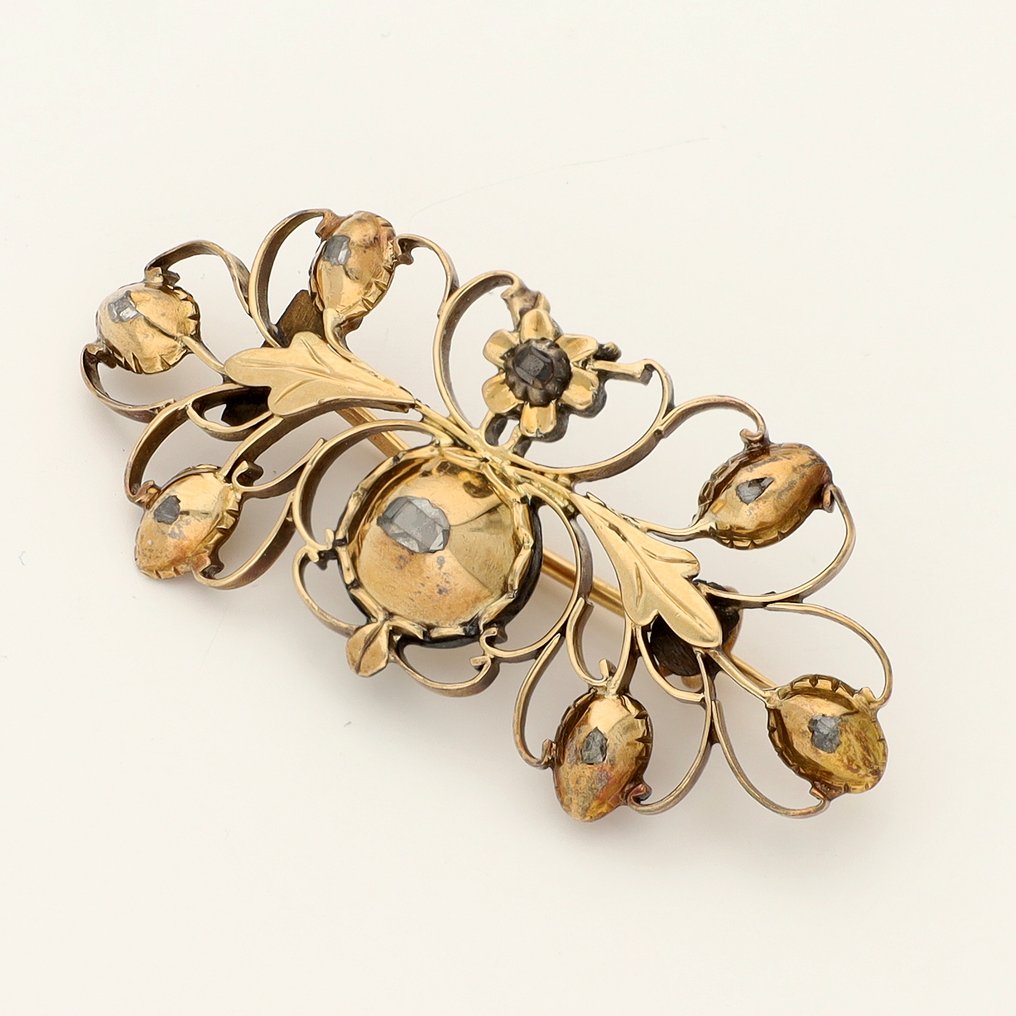 Rintaneula - 18 kt. Keltakulta - Timantti #3.2