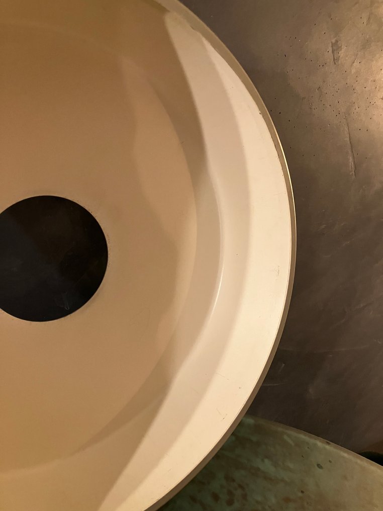 Louis Poulsen - Unknown - Ceiling lamp - "Midtvejspendlen" type 16580 - Opaline glass - Very rare Louis Poulsen #3.2