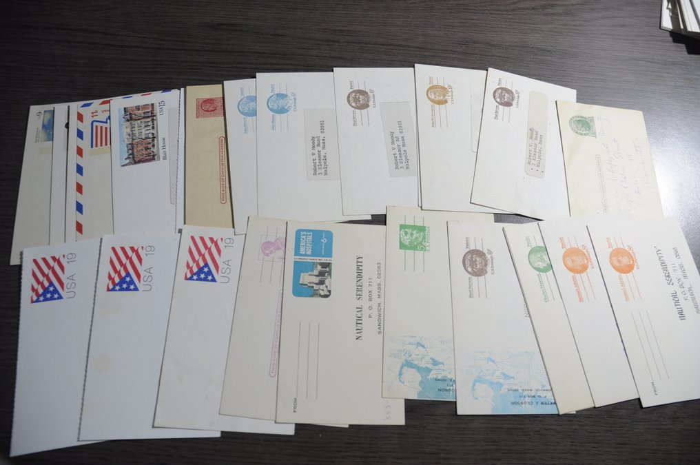 USA  - Party with hundreds of PWS cards, postcards, and more in a box. #3.2