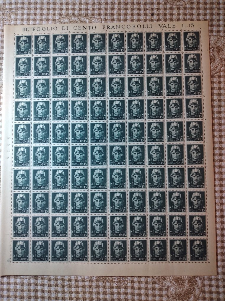 Luogotenenza 1945 1945/1945 - Luogotenenza 1945, 5 érték teljes lapokra. - Sassone 526 628 16 pneumatica 74 e 87 #2.1