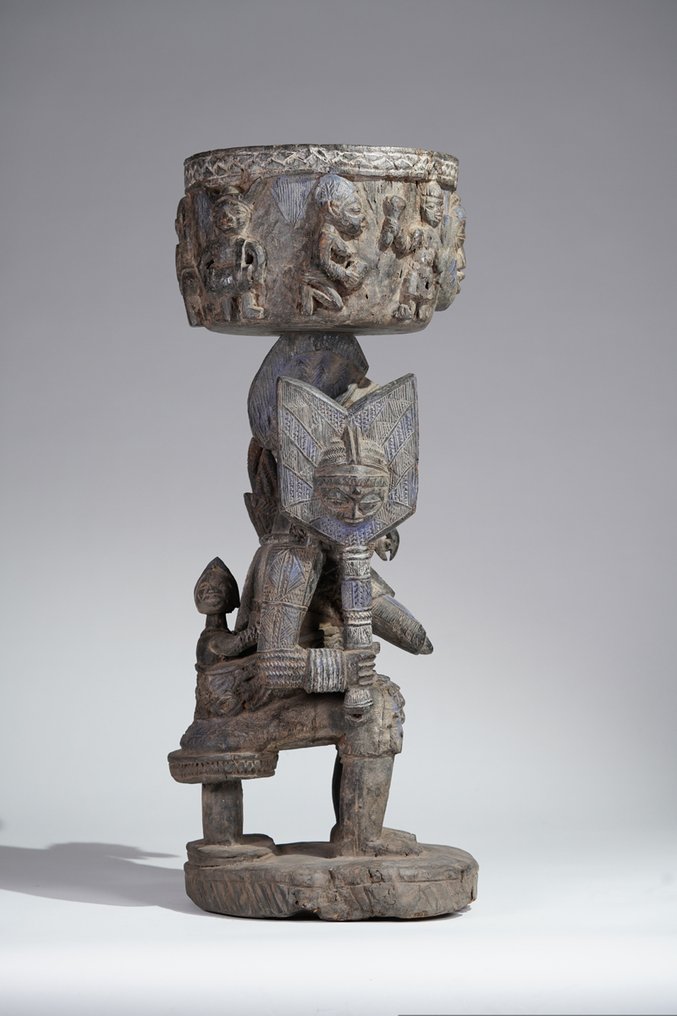 Egy fa szobor - Yoruba - Nigéria (Nincs minimálár) #3.2