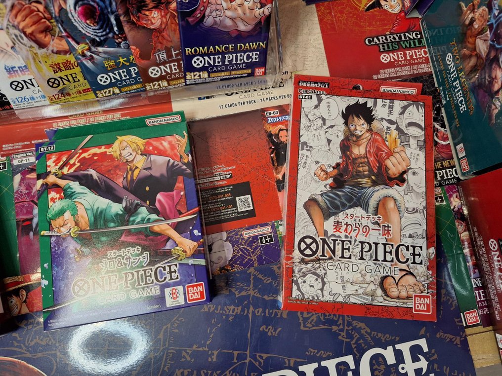 万代 Booster pack - One Piece - Romance Dawn+ 17 Packs+3 Starter OVP #2.1