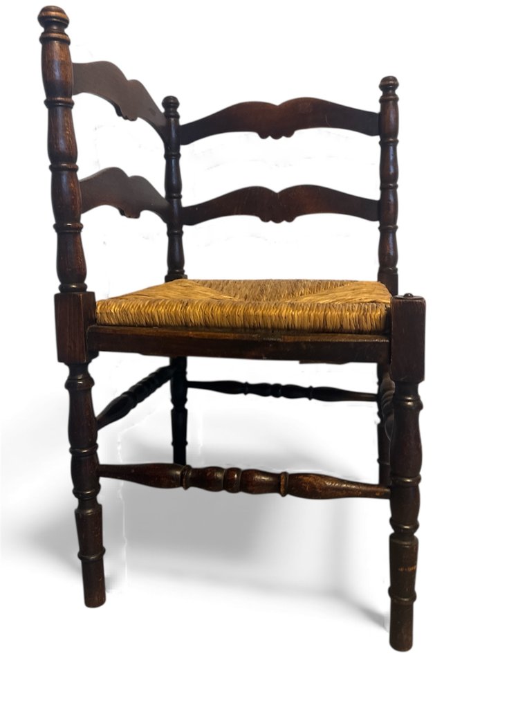 椅子 - 橡木 - 古董橡木角落椅 #4.3