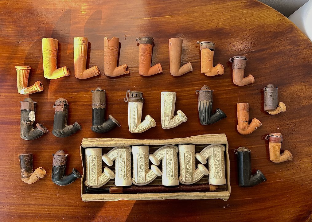 Austro-Hungarian Empire - 煙斗 - 陶瓷, 銅 -  (51) #1.0