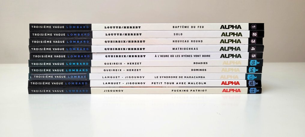 Alpha / Alpha premières armes - 10x C - 10 Album - First edition - 2009/2020 #1.0