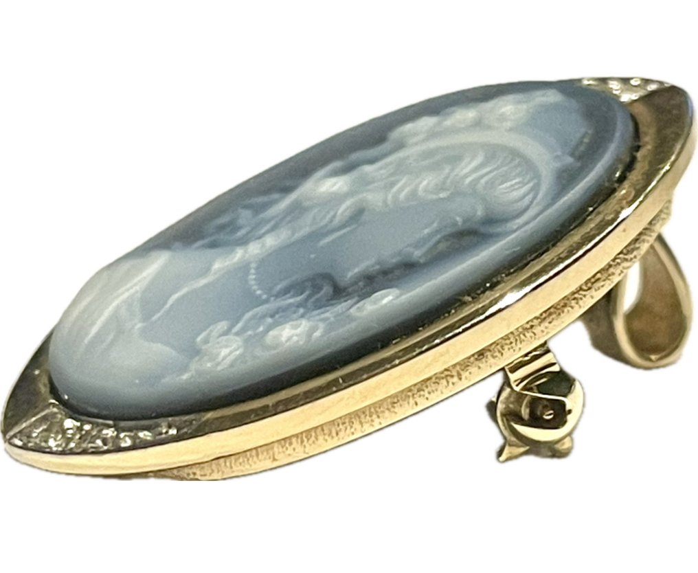 Zonder minimumprijs - Cameo - 14 karaat Geel goud #1.0