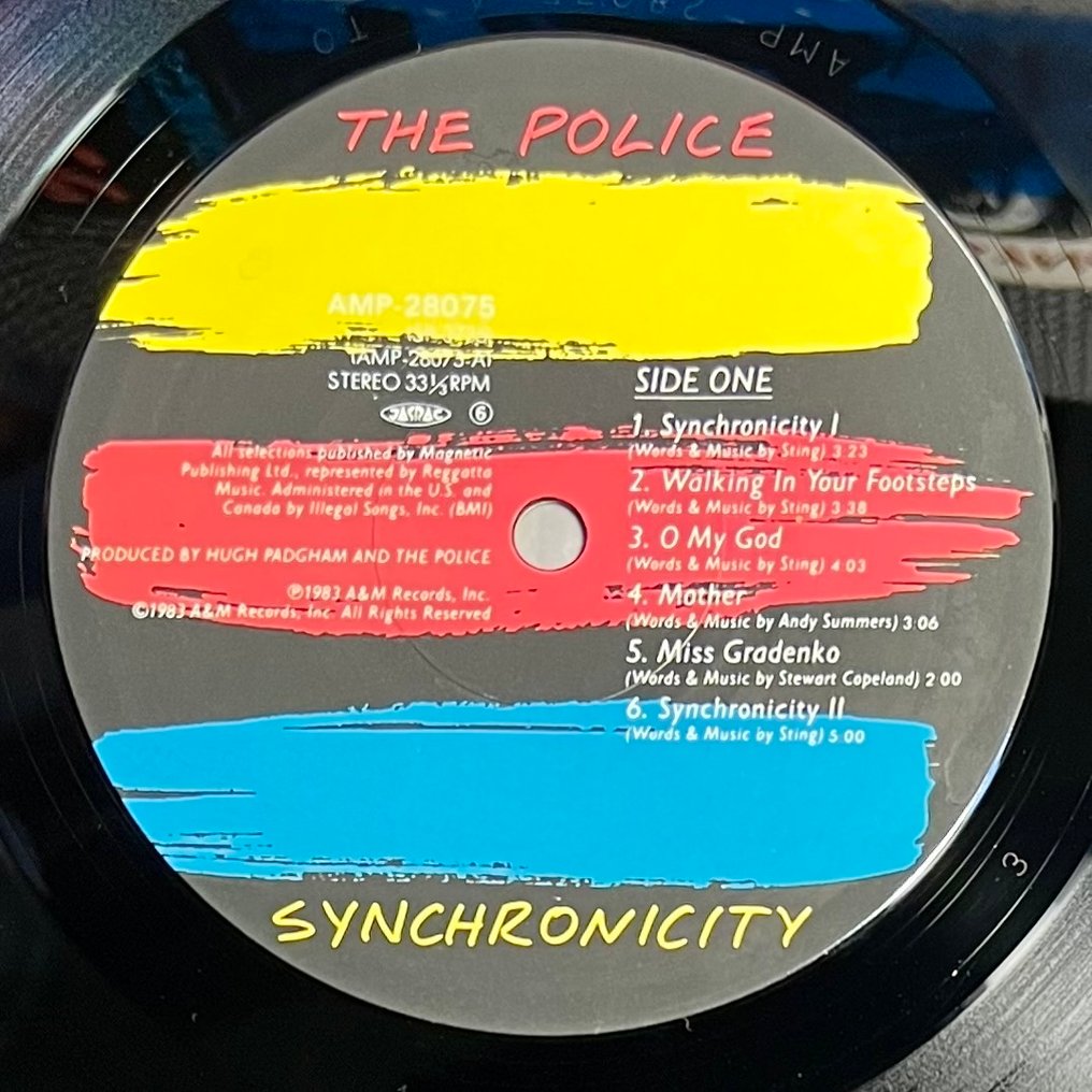 Police - Synchronicity - 1st Japan Press - The definitive statement from Police - LP-album (frittstående element) - Japansk trykkeri, 1st Pressing - 1983 #3.2