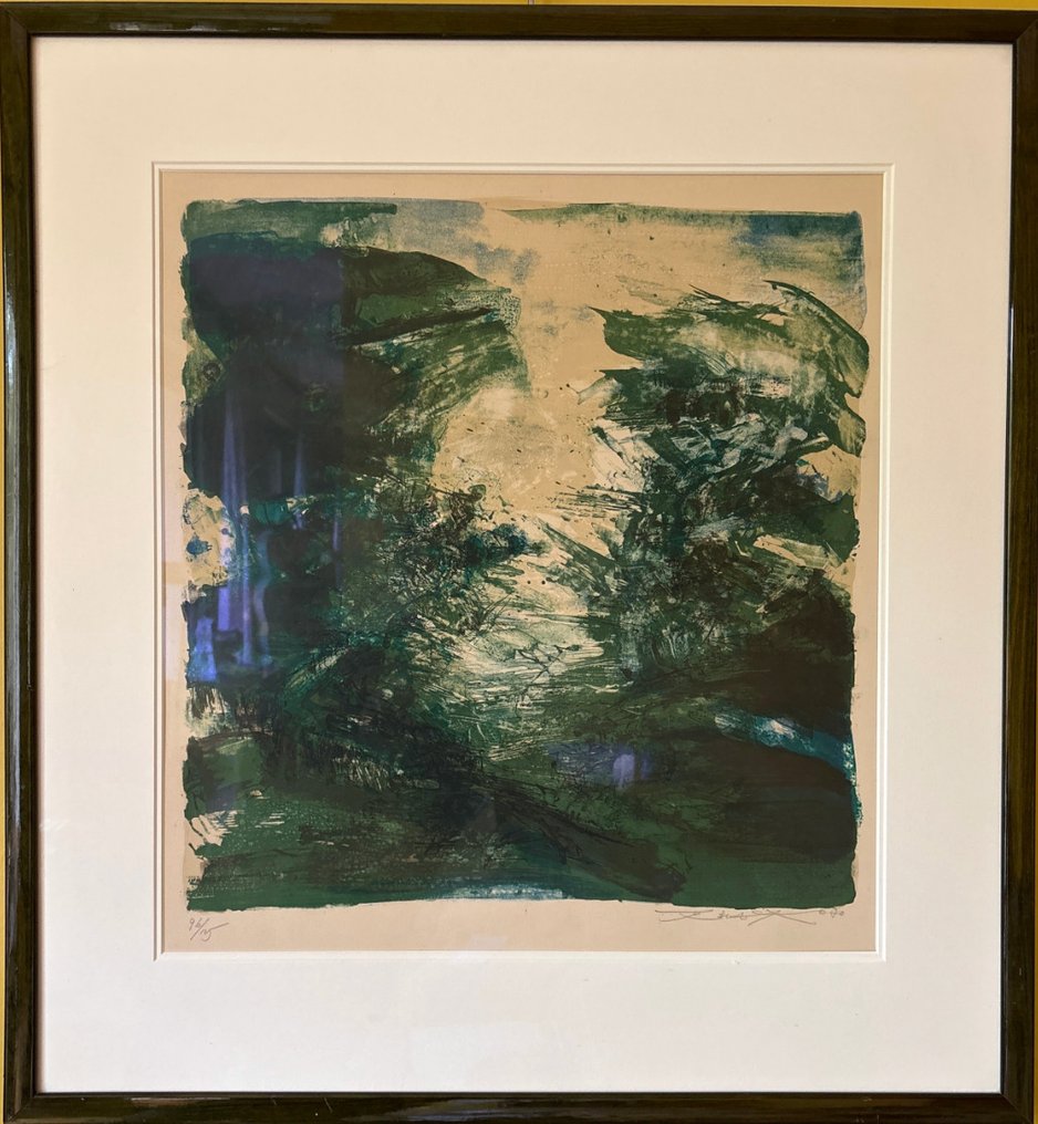 Zao Wou-Ki (1921-2013) - Impression verte #1.0