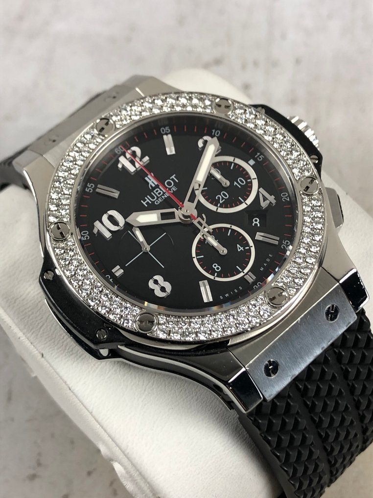 Hublot - Big Bang 44 Chronograph Diamonds 1,78 Carat - 301.SX.130.RX.114 - Herre - 2010-2020 #1.0