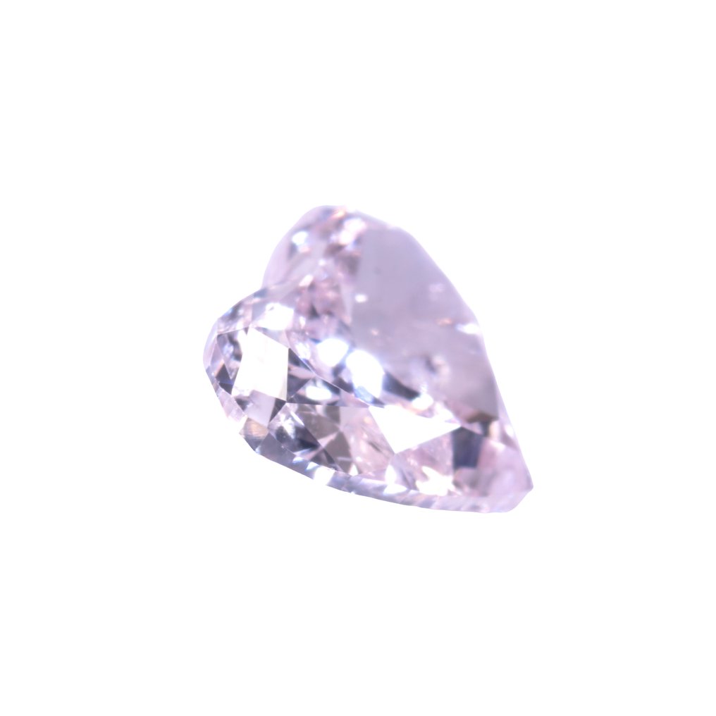 1 pcs Timantti (Luonnonvärinen) - 0.26 ct - Sydän - Light Vaaleanpunainen - SI3 - Amerikan gemologinen instituutti (GIA) #3.2