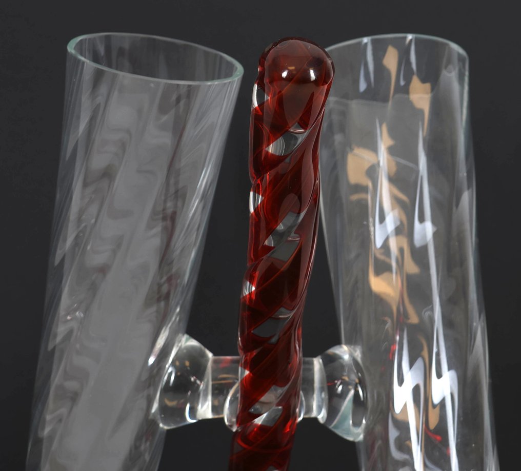 Bořek Šípek (1949-2016) - Szobor, Laurin II - 52 cm - Üveg #4.3