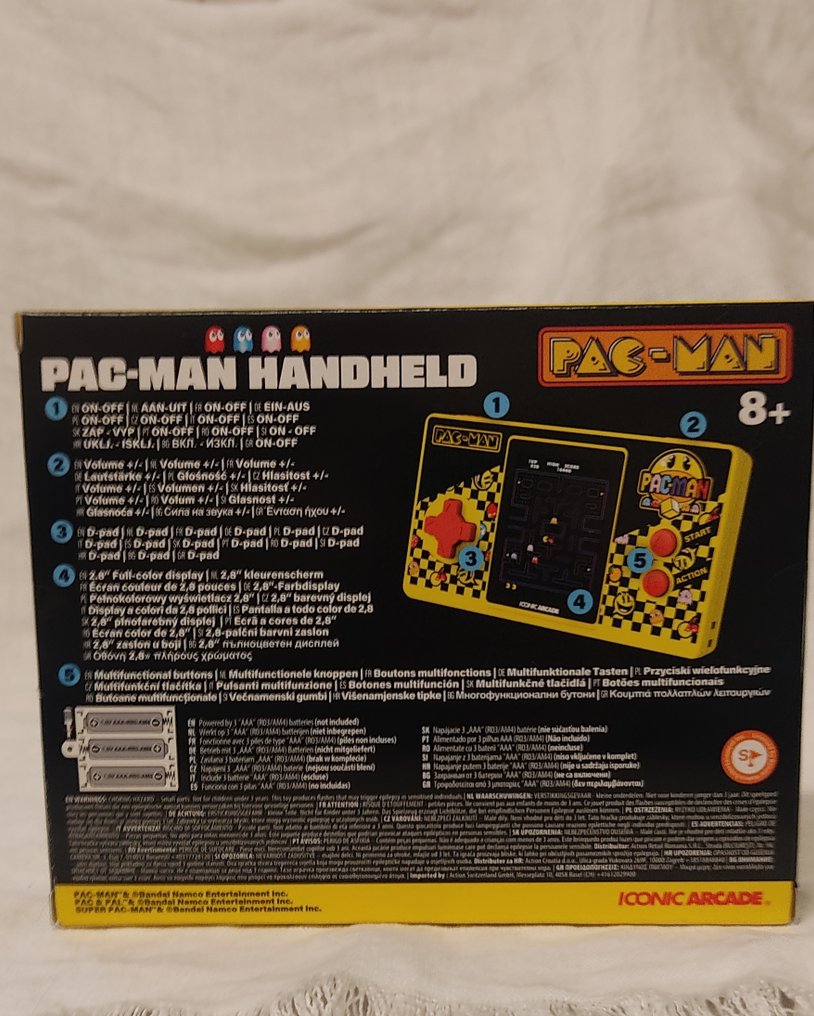 Bandai - 45 aniversário namco Pac-Man - Console per videogiochi portatile - In scatola originale sigillata #1.0