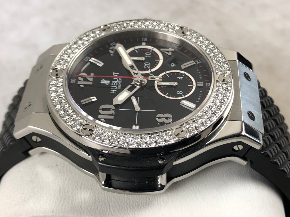 Hublot - Big Bang 44 Chronograph Diamonds 1,78 Carat - 301.SX.130.RX.114 - Herre - 2010-2020 #4.3