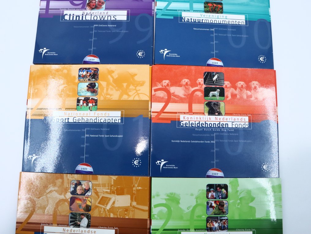 Netherlands. Year Set (BU) 1999/2006 (8 stuks)  (No reserve price) #3.2