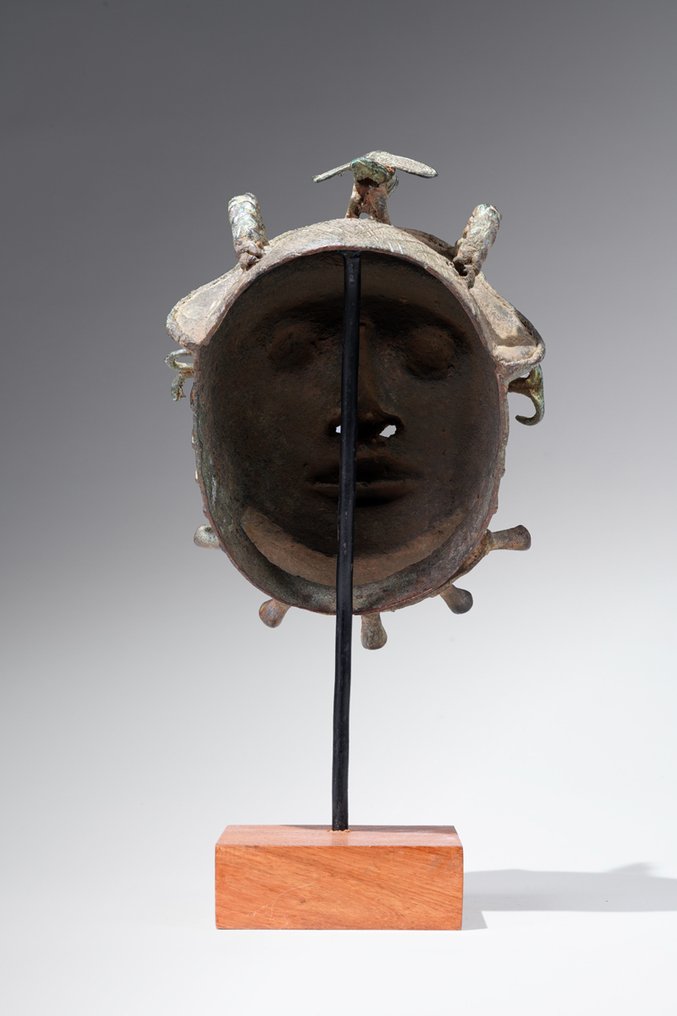 一个青铜面具 - Tikar - Cameroon (没有保留价) #2.1