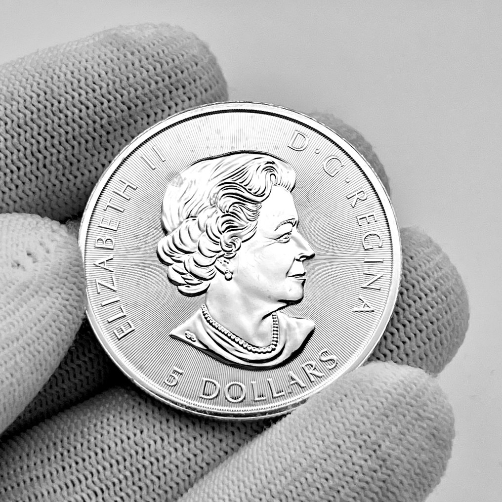 Canadá. 2 Pounds 2017 - Canoe 150th Anniversary Silver coin Ag999 1 oz (Sem preço de reserva) #4.3