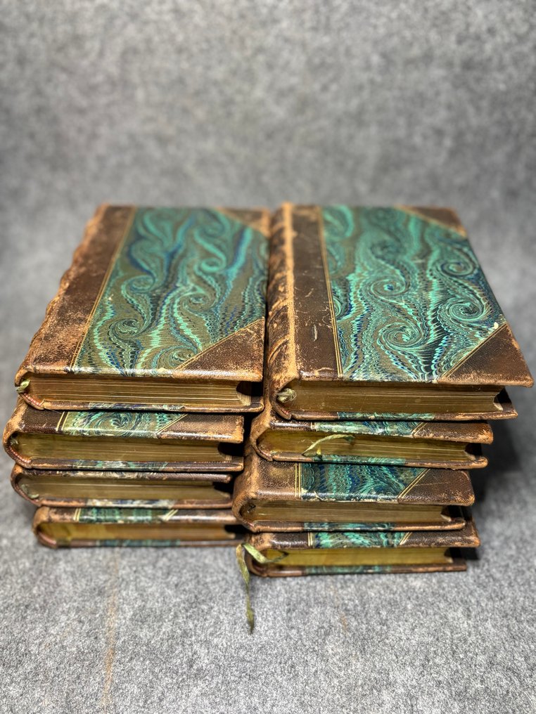 Franz Grillparzer - Sämtliche Werke (1887) – 12 volumes in 8 – Luxury Prague half-leather binding – Cotta, Stuttgart - 1887-1887 #1.0