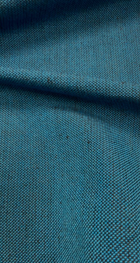 意大利制造的蓝电和黑色混纺交织面料 - 室内装潢面料  - 500 cm - 140 cm #2.1