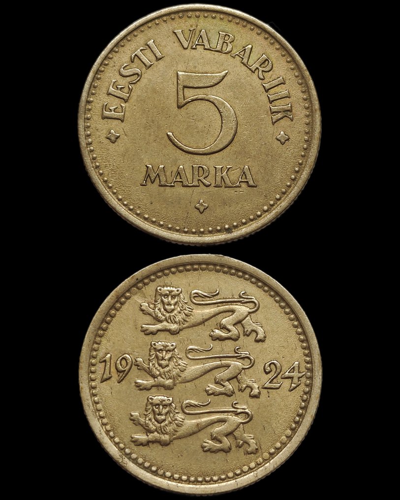 Észtország. Set of 15 coins: various Senti and Marka denominations 1922/1935 (Nincs minimálár) #3.2