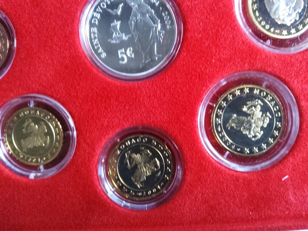 摩納哥. Proof Set 2004 "Sainte Dévote" (incl. 5 euro argent)  (沒有保留價) #4.3