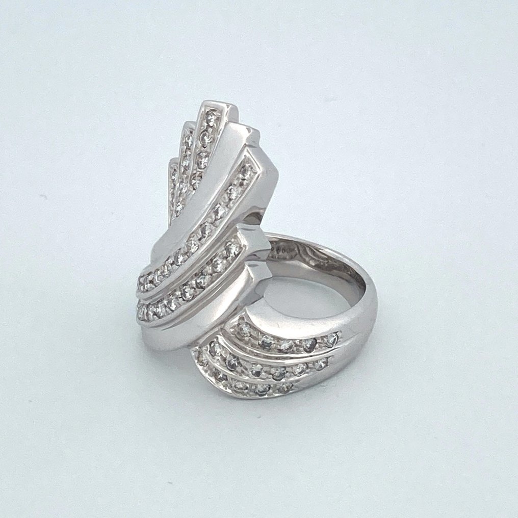 Δαχτυλίδι - 18 καράτια Λευκός χρυσός -  0.65ct. tw. Διαμάντι (Φυσικό)  - Διαμάντι #2.1