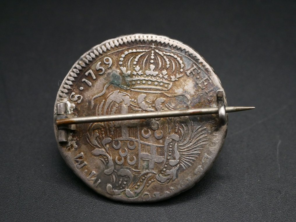 馬耳他, 1759. 15 Tarì - Manuel Pinto de Fonseca.  (沒有保留價) #2.1