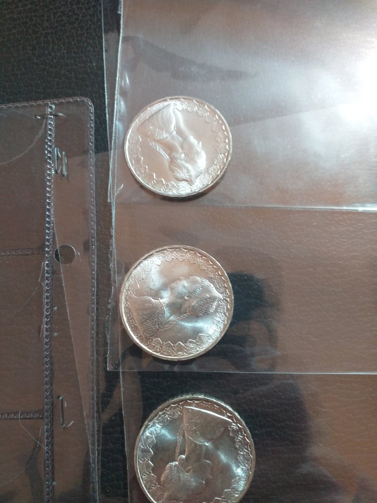 Italia. 500 Lire Caravelle 1958-1959-1964-1966-1967 (25 monete) #2.1