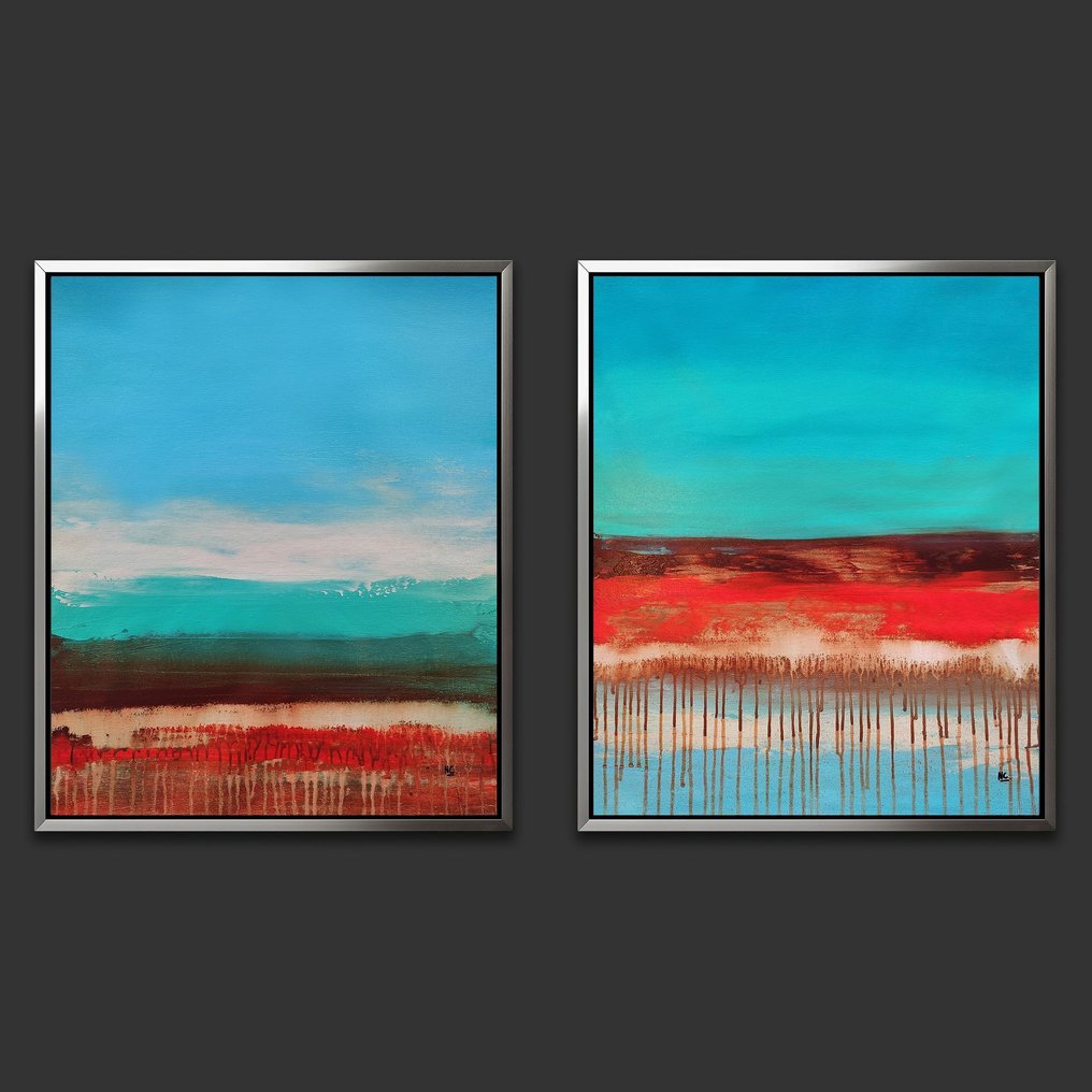 Noelia Correa Art - 2 Paintings Givache XL #1.0