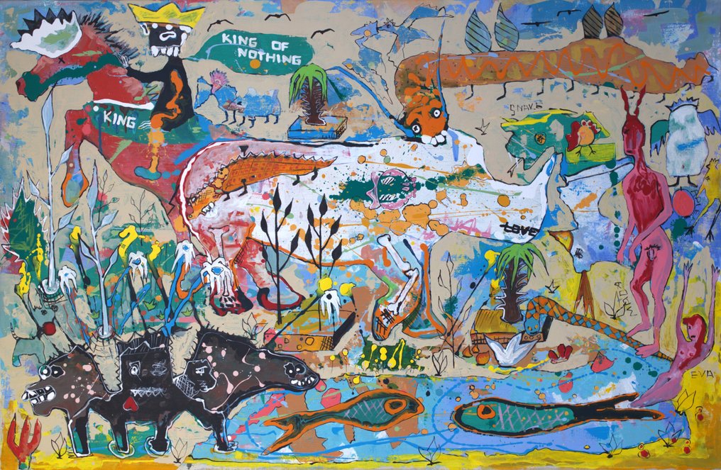 Vit Navratil - Stories of the Beginning (XXL)- Hand-painted #4.3