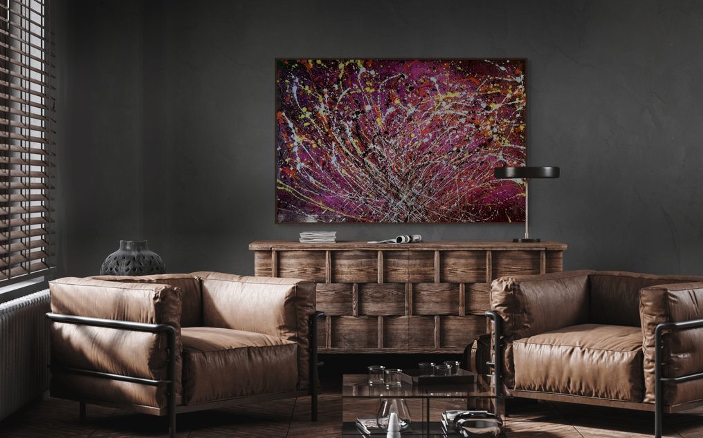 Sonia J. - "Cosmic Bloom" - "Re-inventing Pollock´s Collection "- XXL #2.1