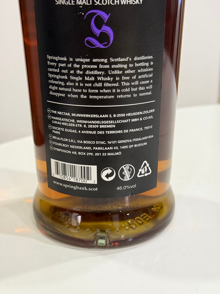 Springbank 18 years old  - b. 2022  - 70cl #2.1